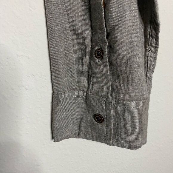 Nifty Genius Gray Long Sleeve Button Up Size XXL - Picture 3 of 11